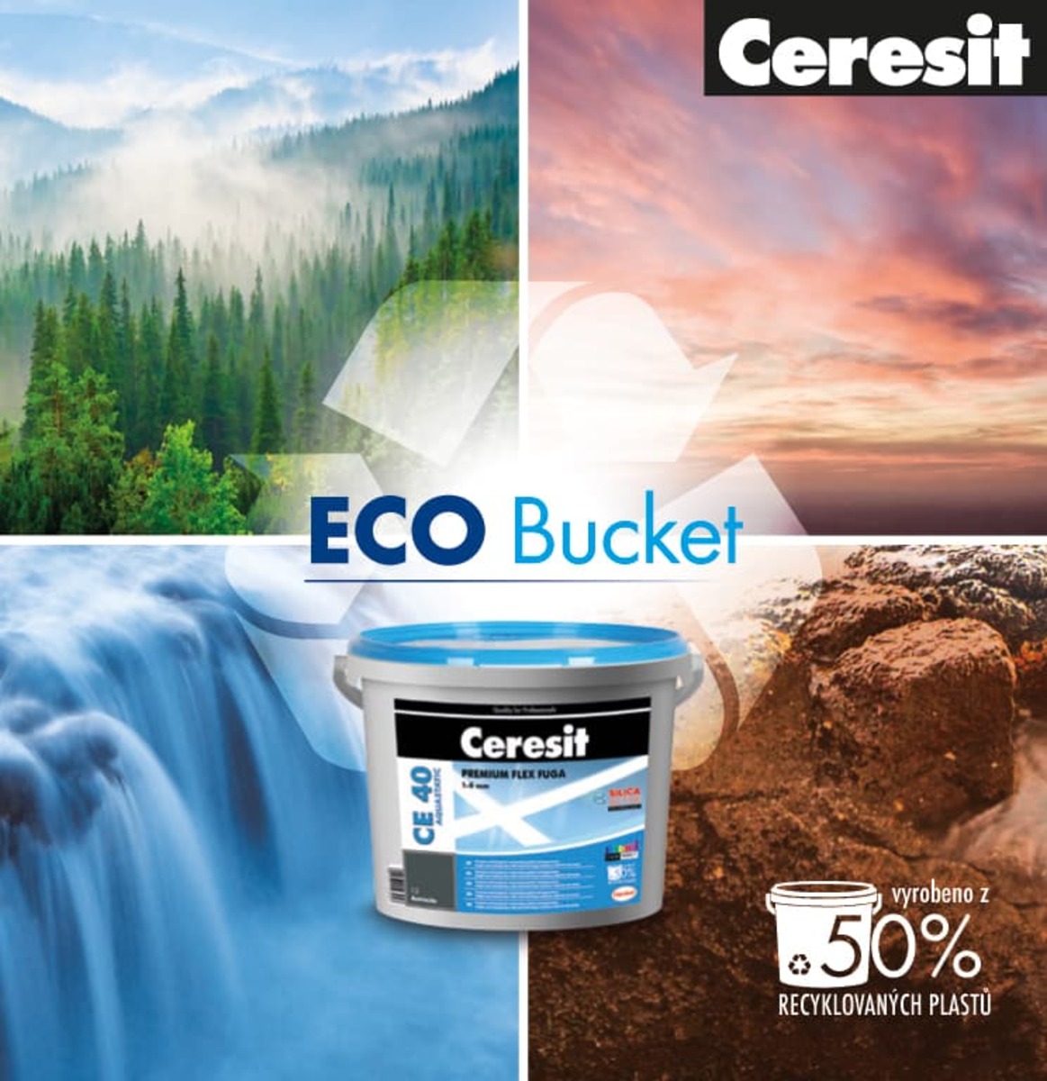Špárovacia hmota CE40 cementgrey 2kg CERESIT